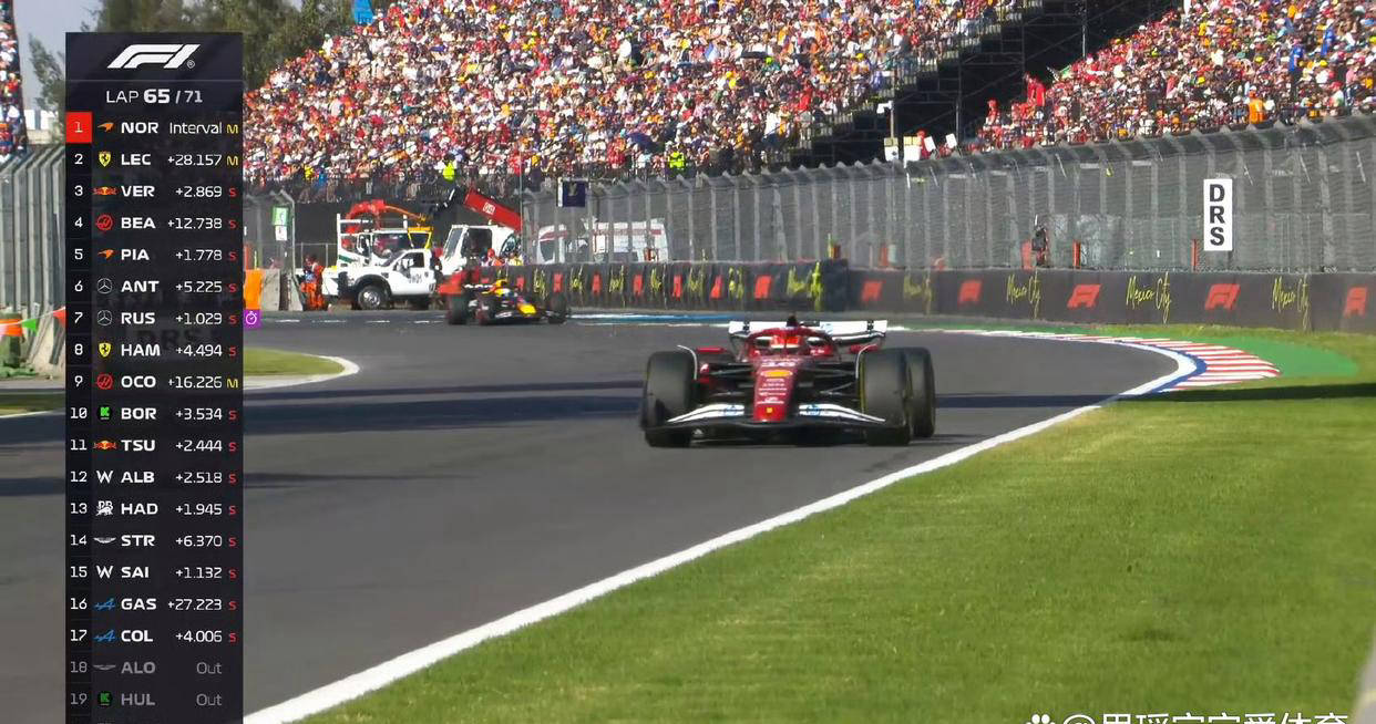 关于索伯车队翻盘法拉利，皮亚斯特里统治全场的信息